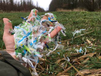 plastic in natuur