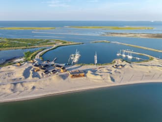 overnachten op Marker Wadden