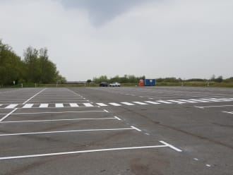 Werkzaamheden parkeerterrein Tiengemeten