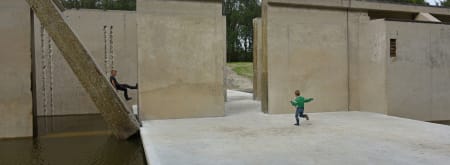 Deltawerk route Rijksmonument Waterloopbos