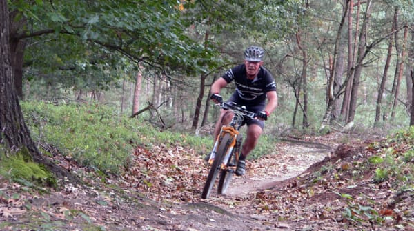 Mountainbiken in Visdonk