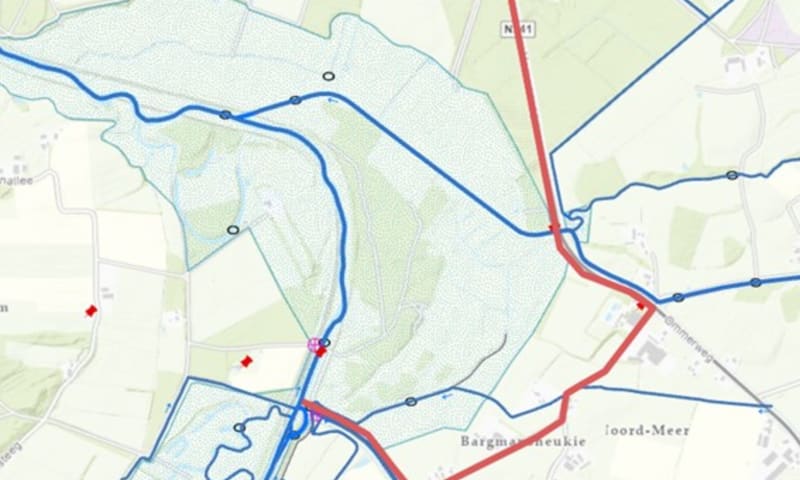 Omleiding wandelingen Eerderhooilanden