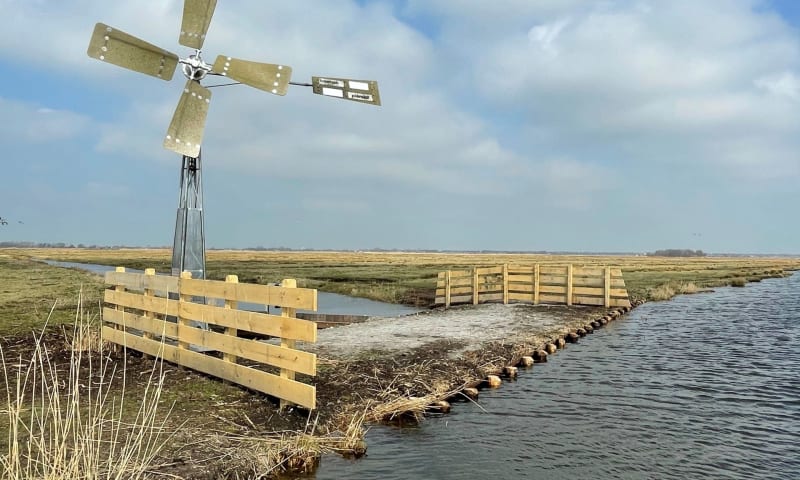 weidemolens voor weidevogels in het Wormer en Jisperveld