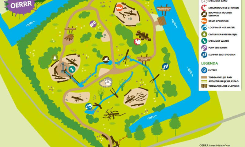 Plattegrond Speelnatuur Kardinge