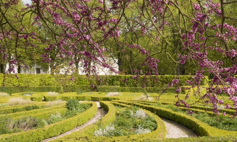 Foto van de Engelse tuin