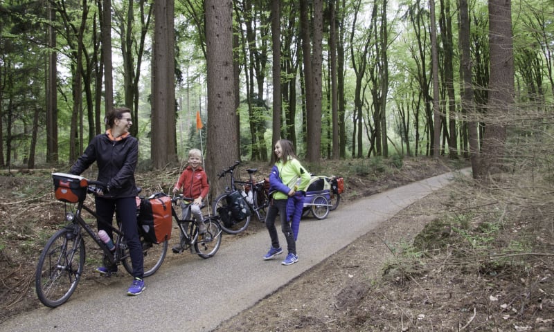 Fietsen in de natuur