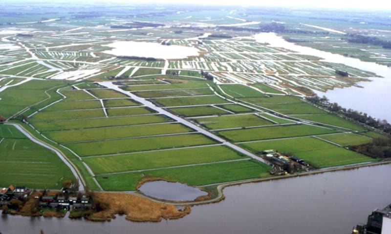 wormer en Jisperveld vanuit de lucht