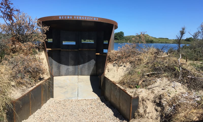 nieuw vogelkijkpunt Duinmeer Duin en Kruidberg