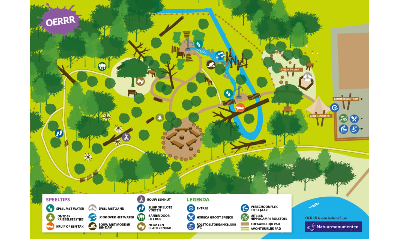 Plattegrond Speelnatuur Oisterwijk