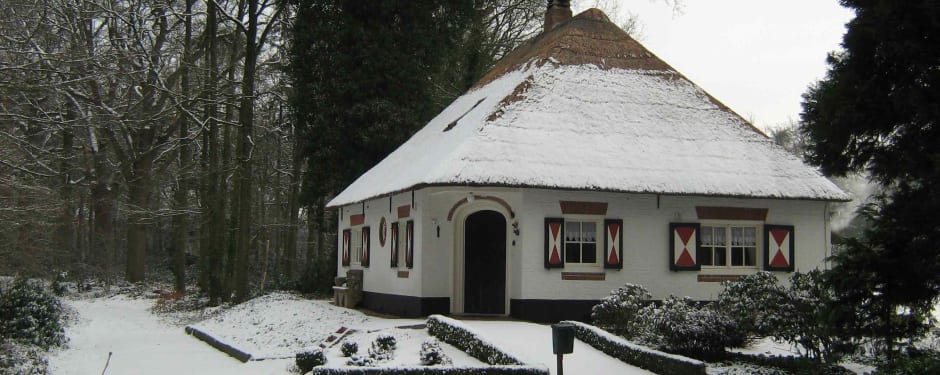 Vakantiewoning Angorahoeve in de winter