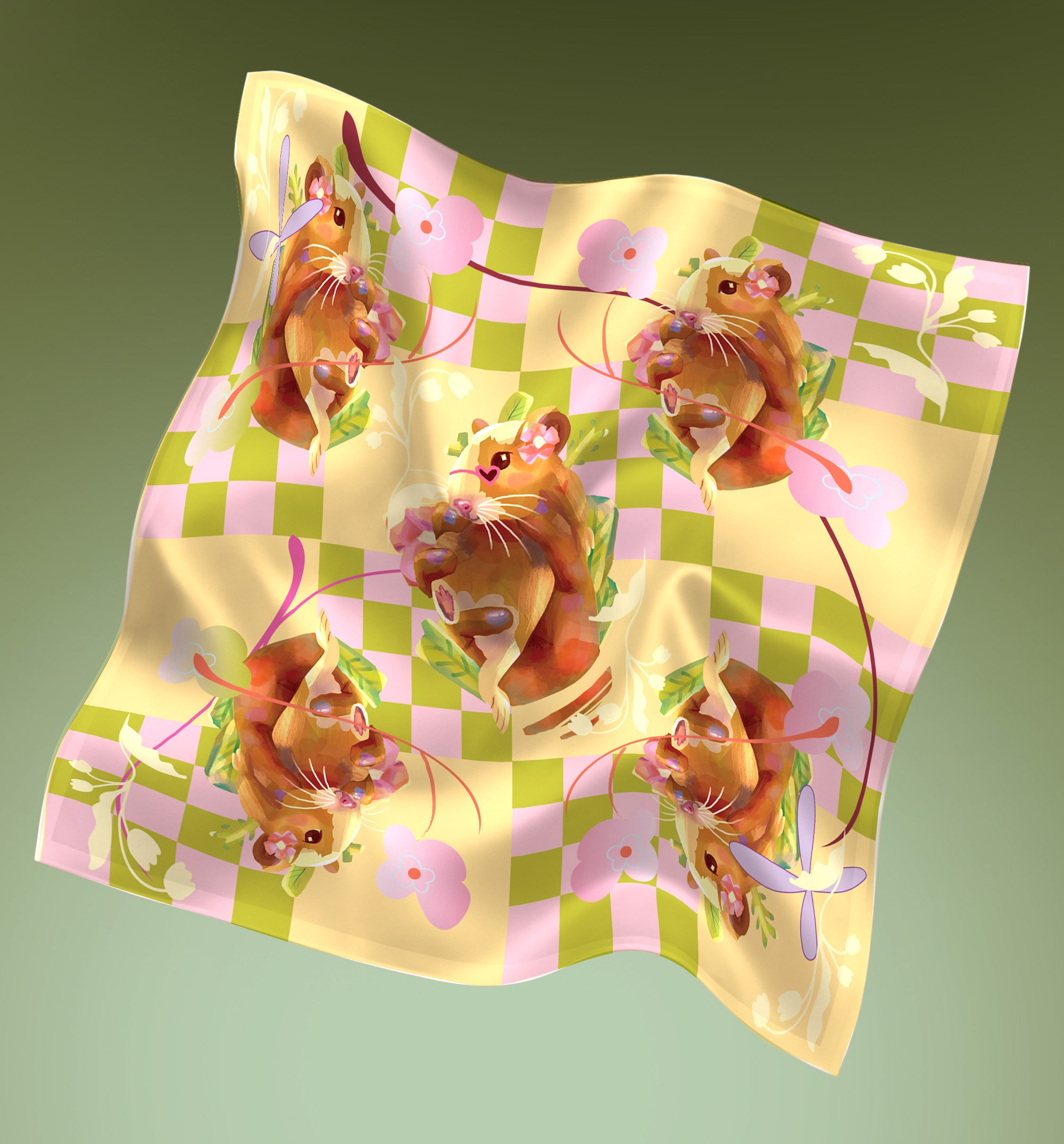 Bandana Cuya y Flores