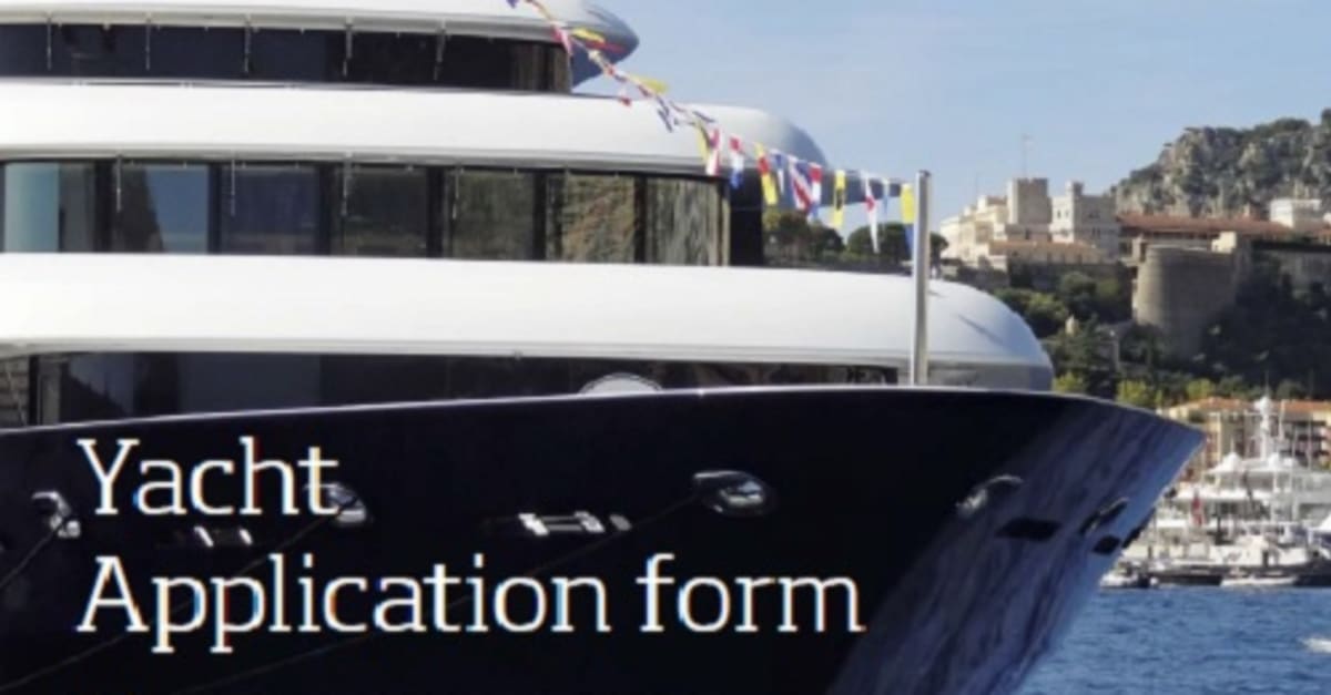 yacht apply online