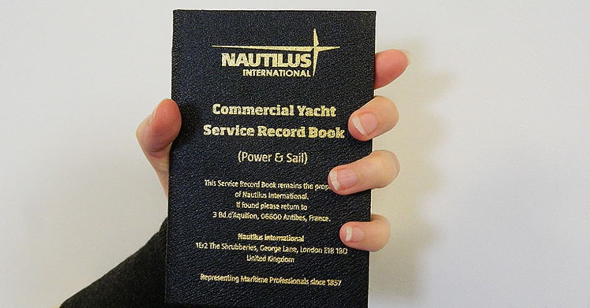 yacht service record book