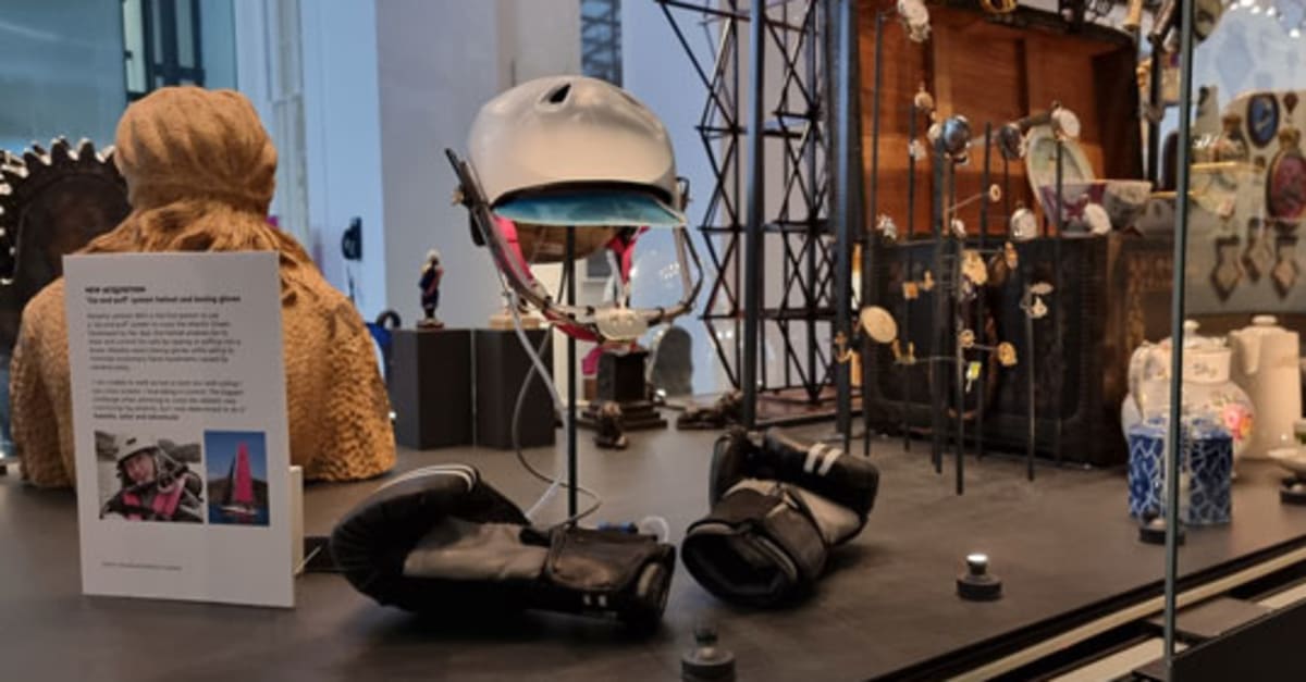 Sip and puff helmet for disabled skipper's Atlantic crossing arrives at