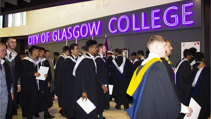 over 300 cadets and officers graduate from city of glasgow graduate from college