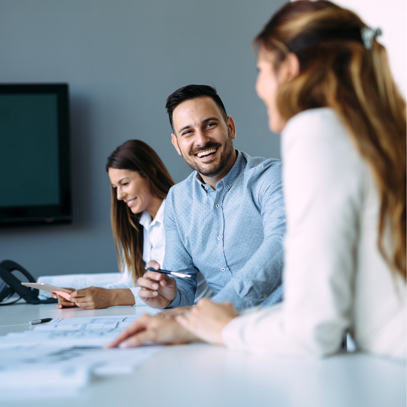 Picture of architects on business meeting in office