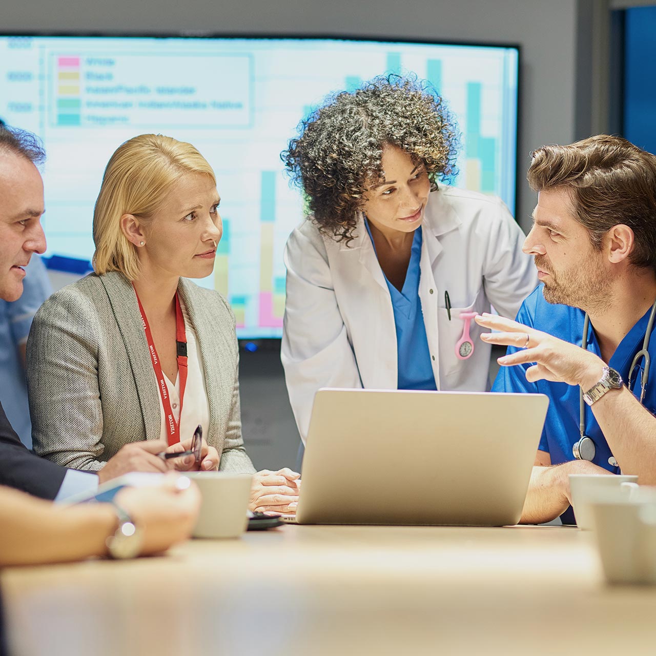 Doctors in a meeting