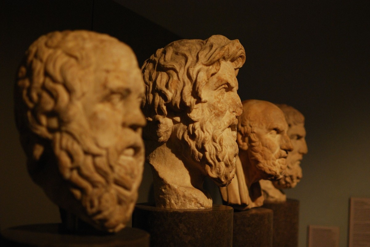 stone busts