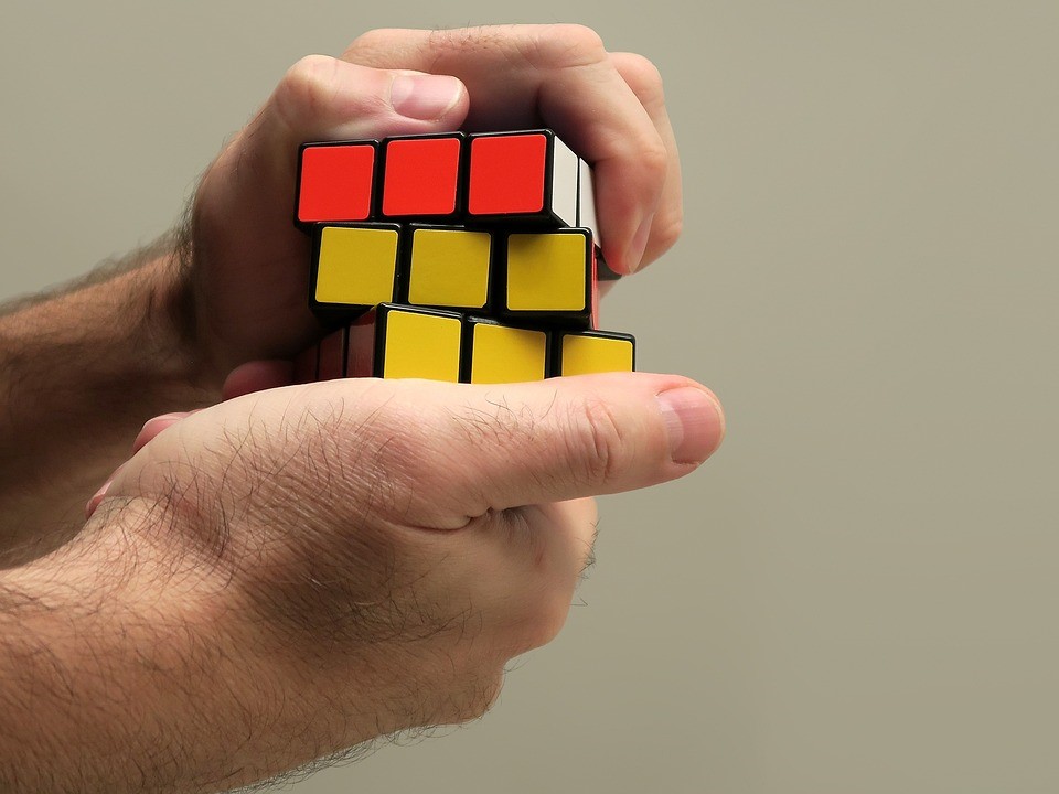 Recovery solved rubiks cube puzzle