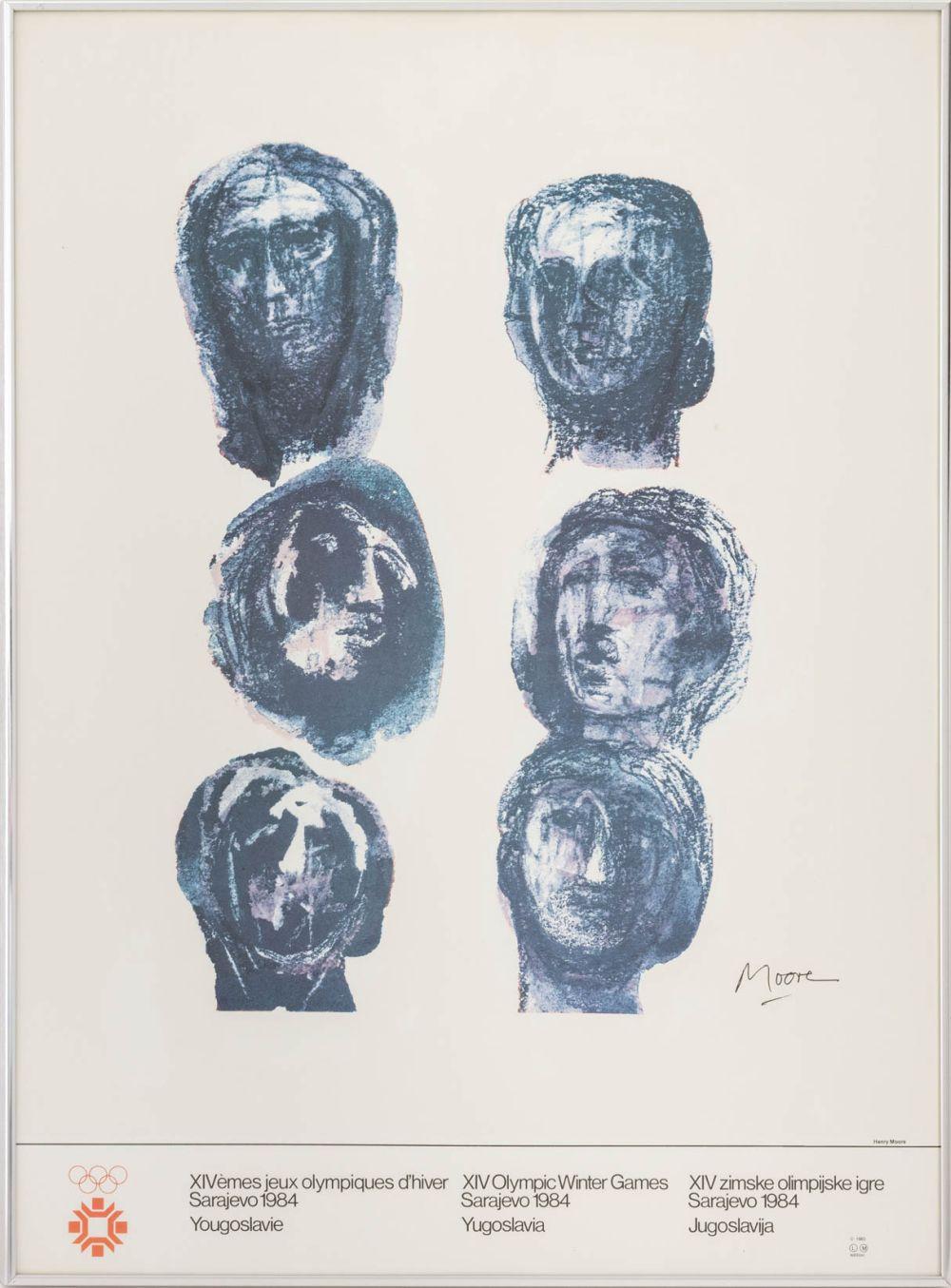 Henry Moore - XIV Olympic Winter Games - Arkaiv Gallery