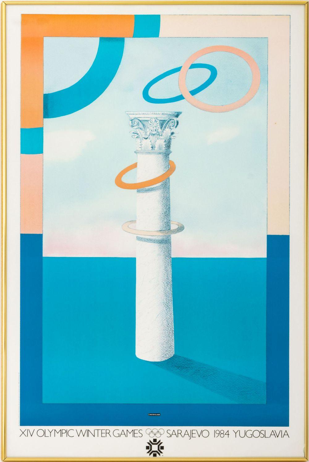 Milton Glaser - XIV Olympic Winter Games - Arkaiv Gallery