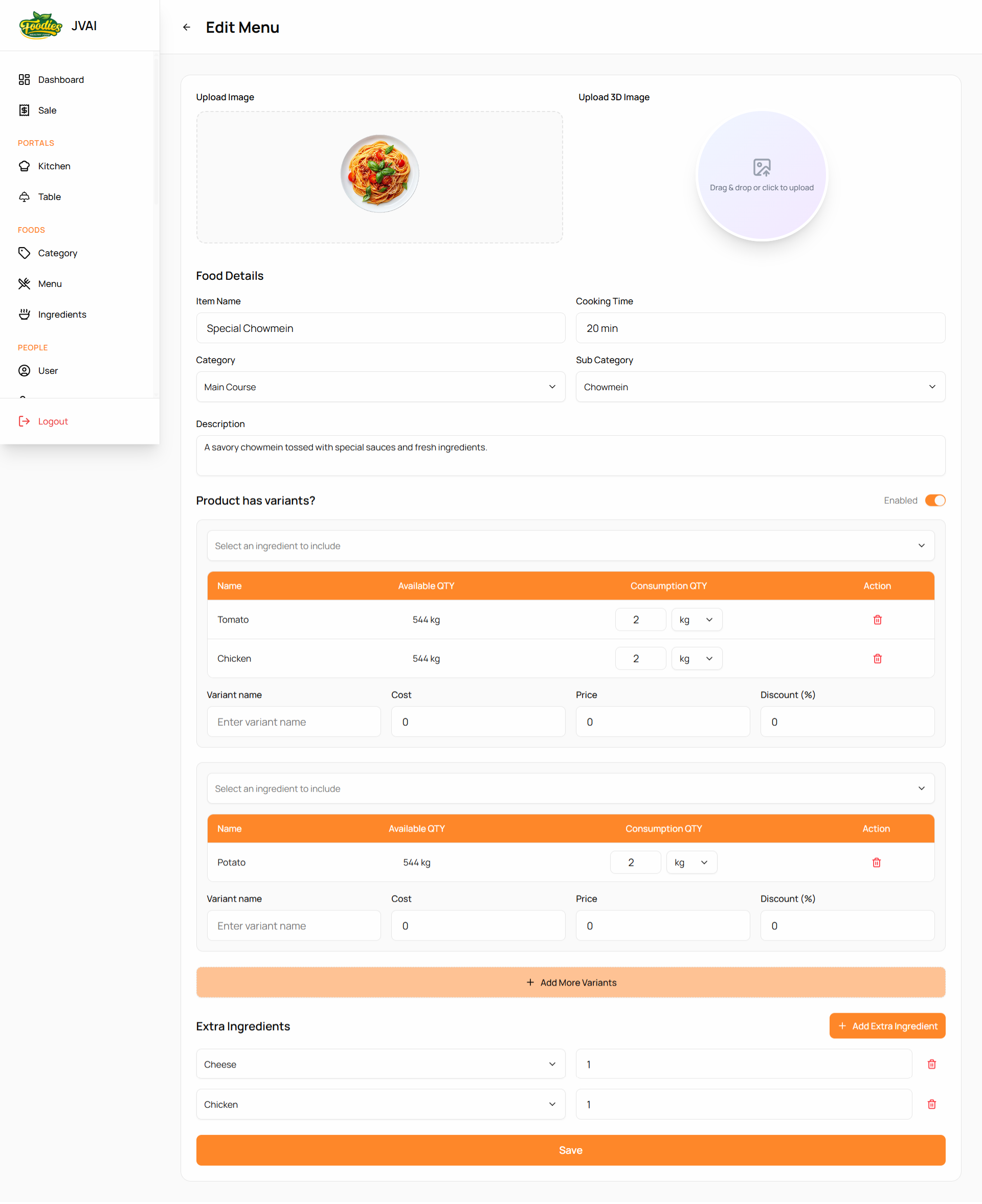 Restaurant Management System screenshot 3