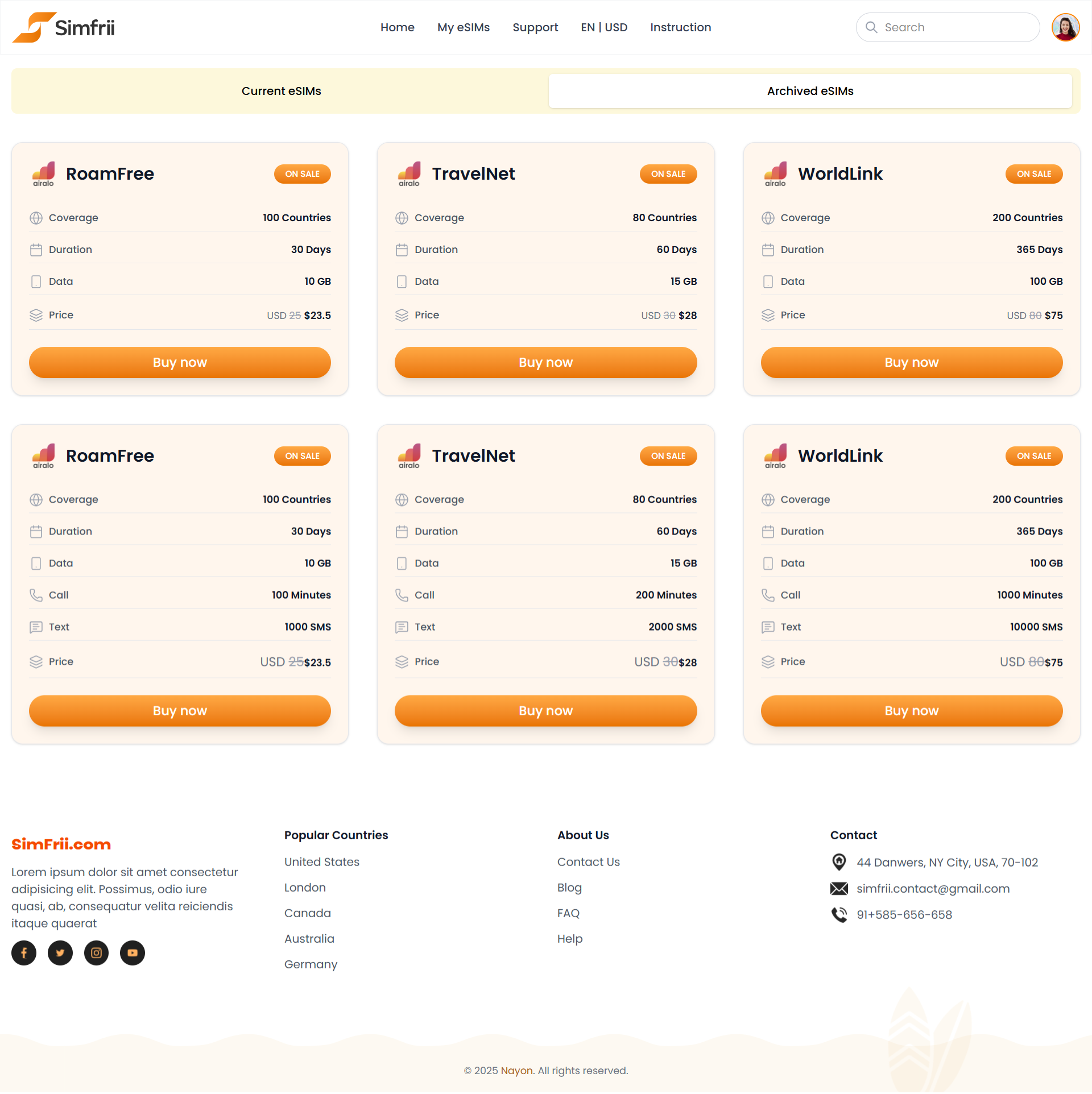 Simfrii screenshot 2