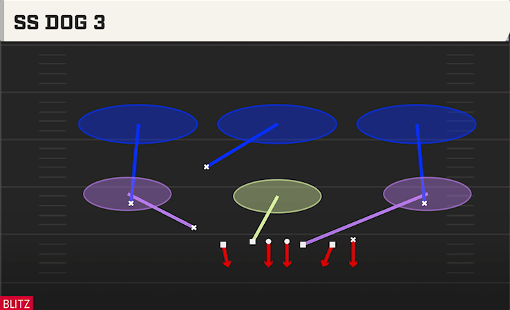 SS DOG 3 play diagram College Football 27