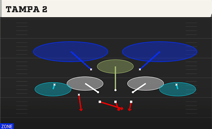TAMPA 2 play diagram College Football 27