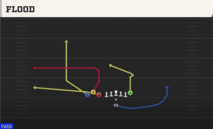 FLOOD play diagram College Football 27