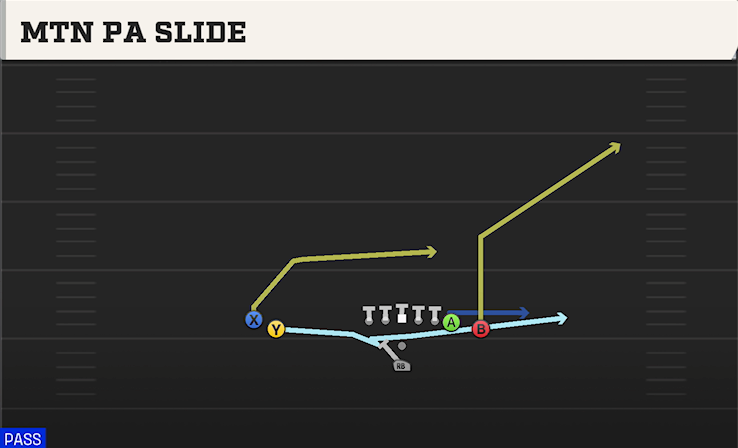 MTN PA SLIDE play diagram College Football 27