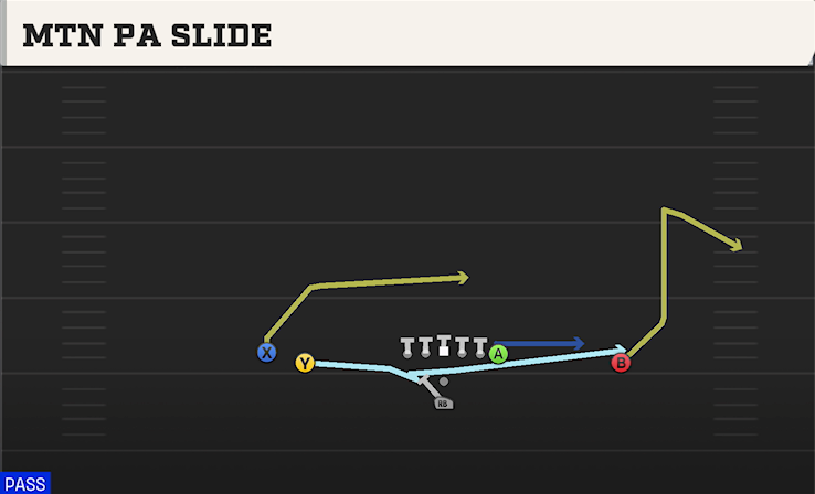 MTN PA SLIDE play diagram College Football 27