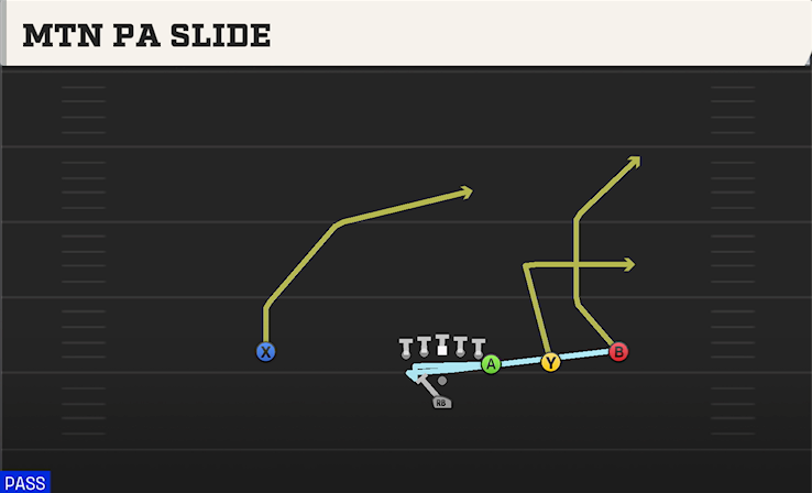 MTN PA SLIDE play diagram College Football 27