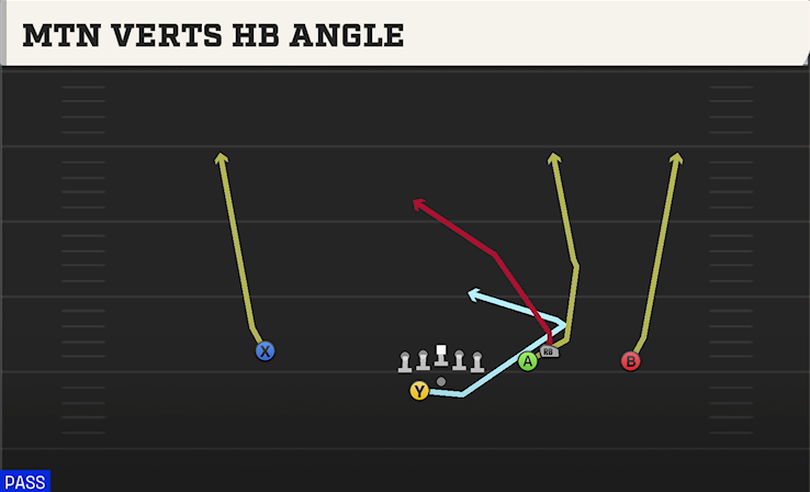 MTN VERTS HB ANGLE play diagram College Football 27