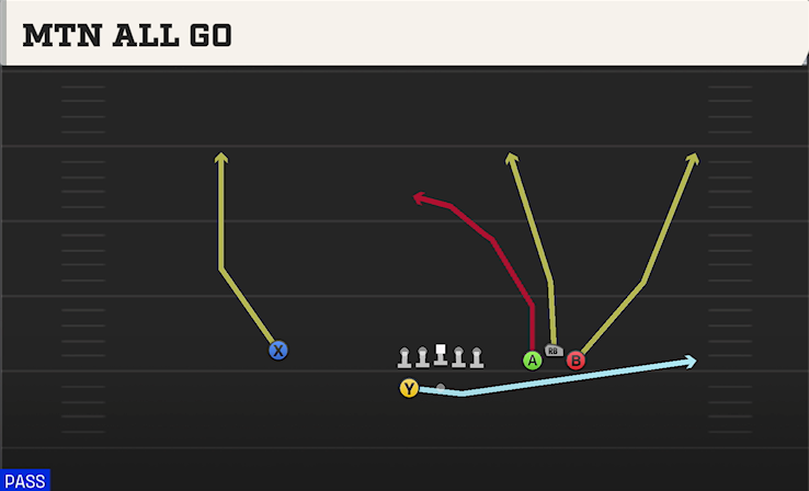 MTN ALL GO play diagram College Football 27