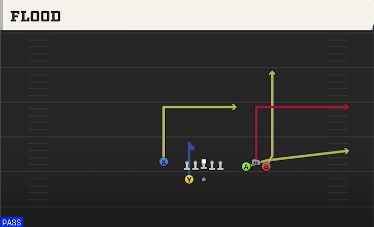 FLOOD play diagram College Football 27