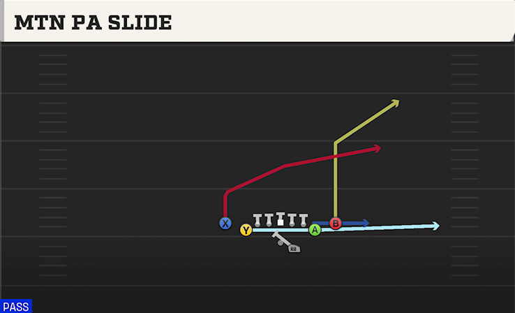MTN PA SLIDE play diagram College Football 27