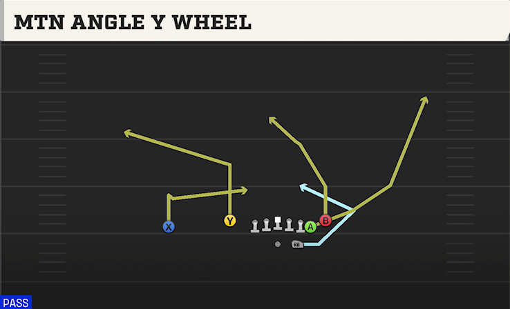 MTN ANGLE Y WHEEL play diagram College Football 27