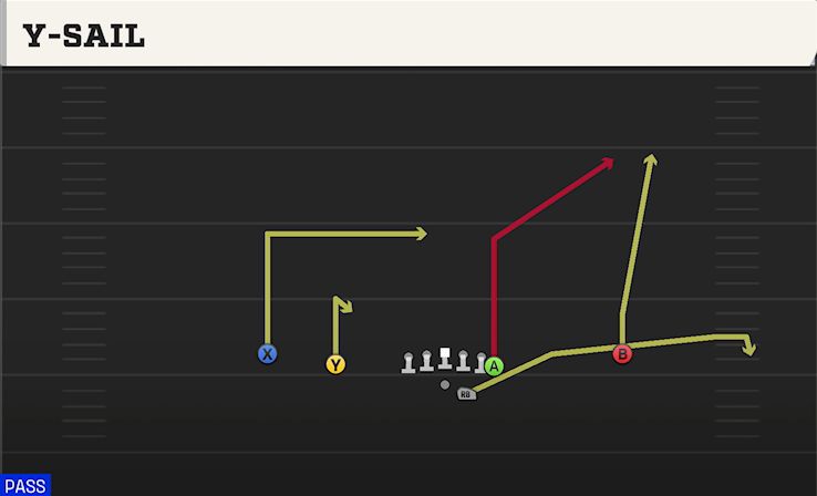 Y-SAIL play diagram College Football 27