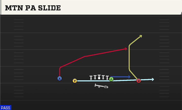 MTN PA SLIDE play diagram College Football 27