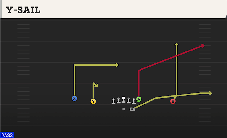 Y-SAIL play diagram College Football 27