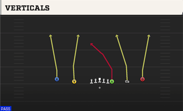 VERTICALS play diagram College Football 27