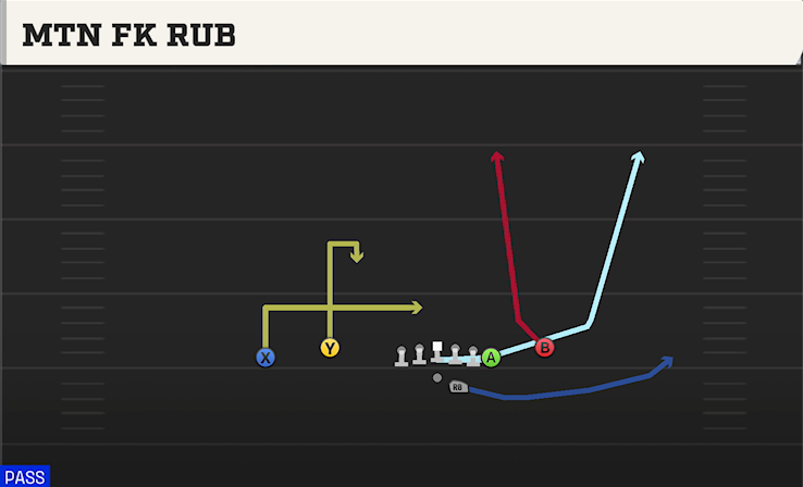 MTN FK RUB play diagram College Football 27