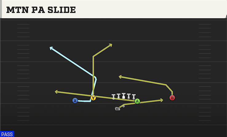 MTN PA SLIDE play diagram College Football 27