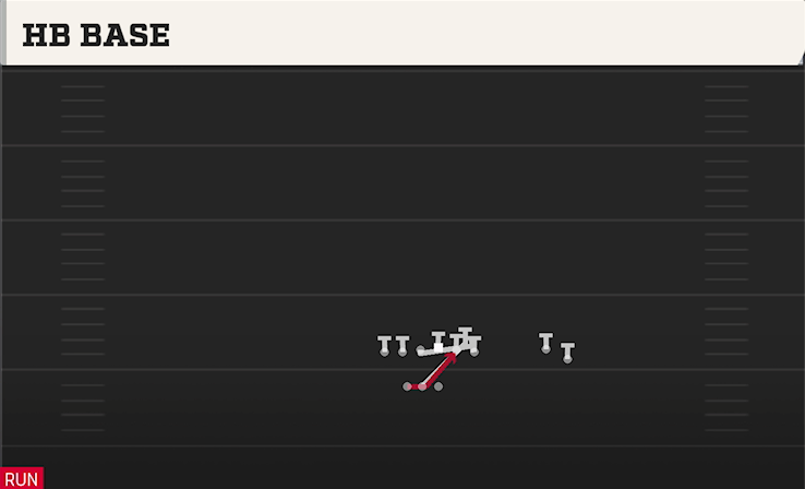 HB BASE play diagram College Football 27