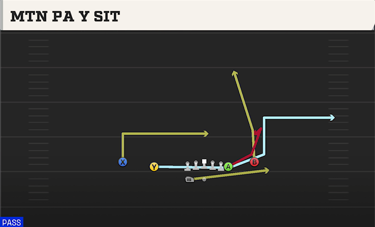 MTN PA Y SIT play diagram College Football 27