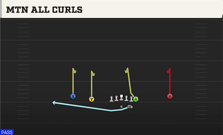 MTN ALL CURLS play diagram College Football 27