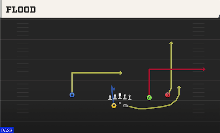 FLOOD play diagram College Football 27