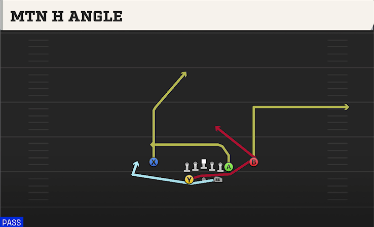 MTN H ANGLE play diagram College Football 27