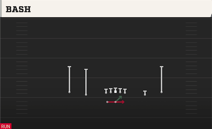 BASH play diagram College Football 27